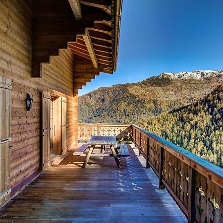Chalet Le Chapeau La Tzoumaz Exterior photo